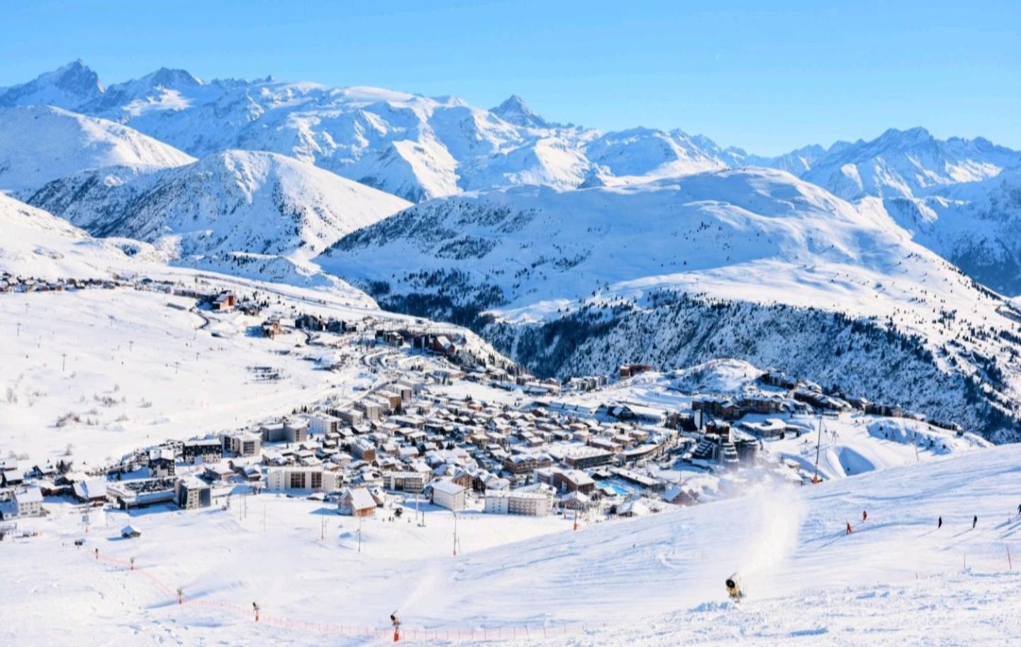 Апартаменты Auris Les Gentianes Station Alpe Huez Экстерьер фото